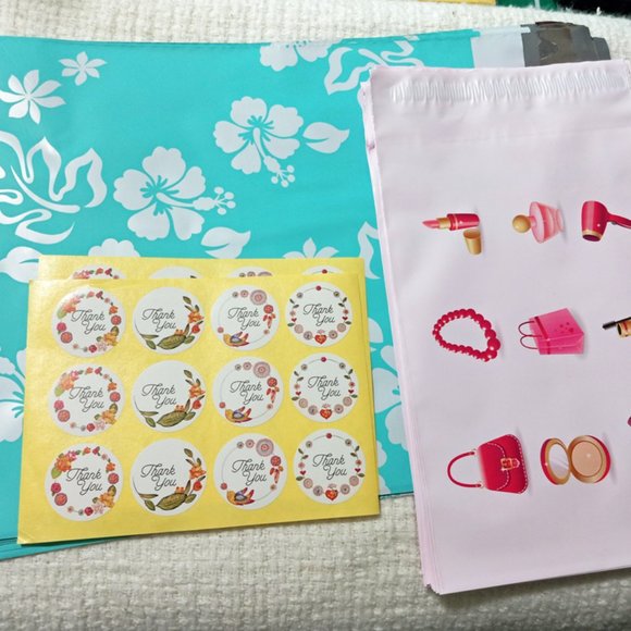 Poly Mailers & Thank you Stickers - Picture 2 of 6